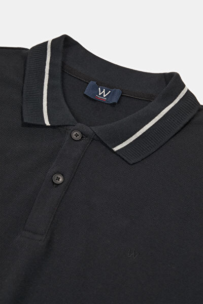 SİYAH POLO YAKA T-SHİRT 3
