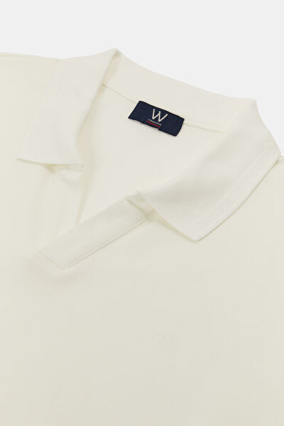 BEYAZ POLO YAKA T-SHİRT 3