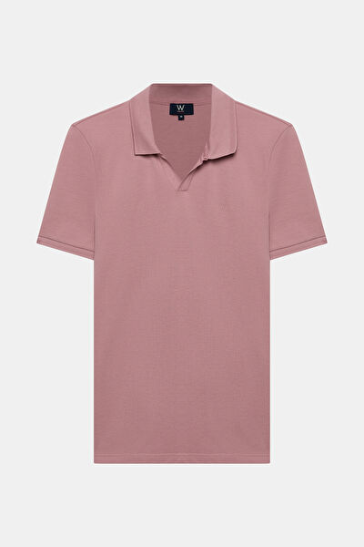 PEMBE POLO YAKA T-SHİRT 5