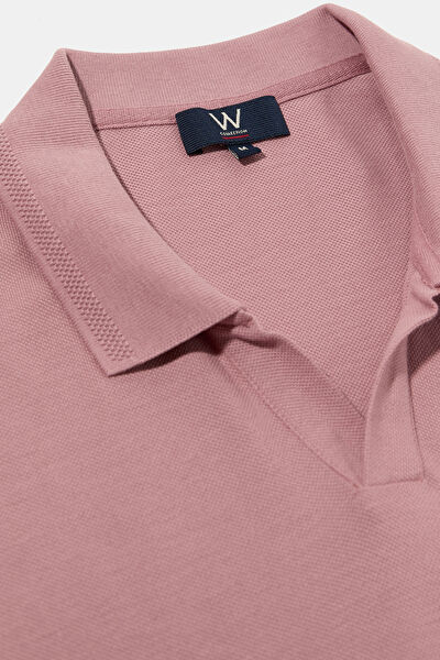 PEMBE POLO YAKA T-SHİRT 7