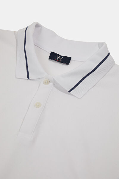 BEYAZ POLO YAKA T-SHİRT 3