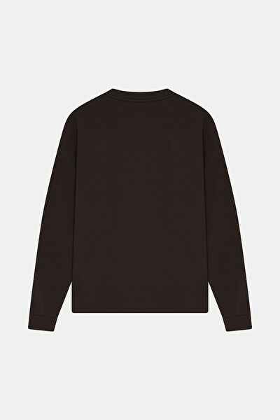 KAHVE PAMUK SWEATSHİRT 4