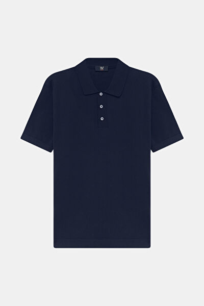 STANDART KALIP LACİVERT POLO YAKA T-SHİRT 4
