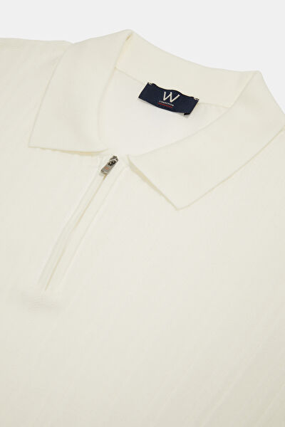 EKRU POLO YAKA T-SHİRT 3