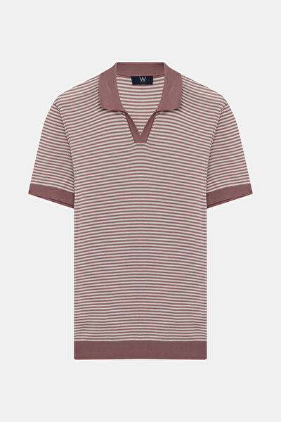 PEMBE POLO YAKA T-SHİRT 5
