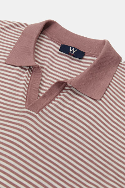 PEMBE POLO YAKA T-SHİRT 7