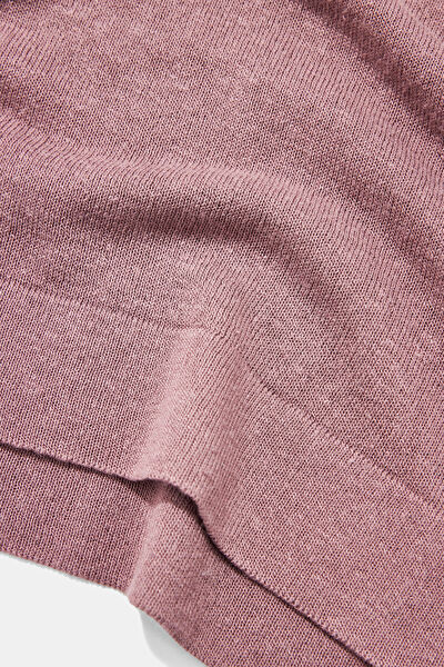 STANDART KALIP PEMBE POLO YAKA T-SHİRT 7