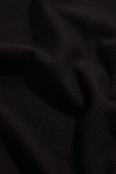 STANDART KALIP SİYAH POLO YAKA T-SHİRT 4