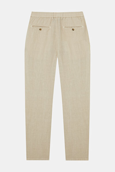 BEJ BORU PAÇA JOGGER SPOR PANTOLON 5