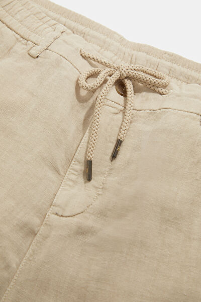 BEJ BORU PAÇA JOGGER SPOR PANTOLON 6