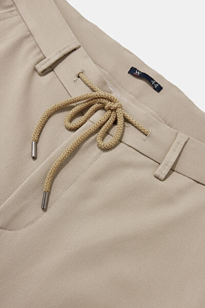 BEJ BORU PAÇA JOGGER SPOR PANTOLON 3
