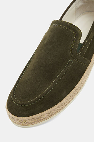 YEŞİL SÜET LOAFER AYAKKABI 6