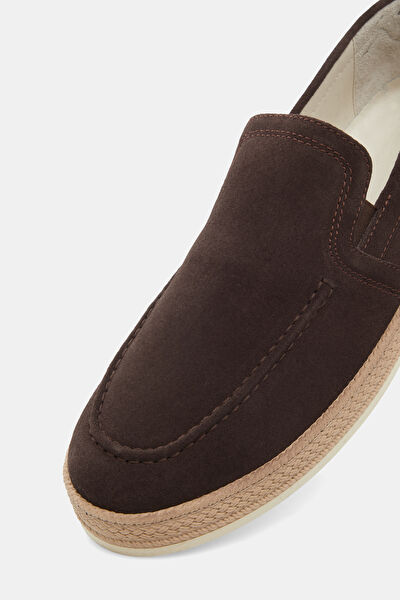 KAHVE SÜET LOAFER AYAKKABI 6