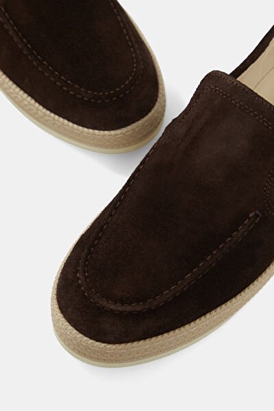 KAHVE SÜET LOAFER AYAKKABI 4