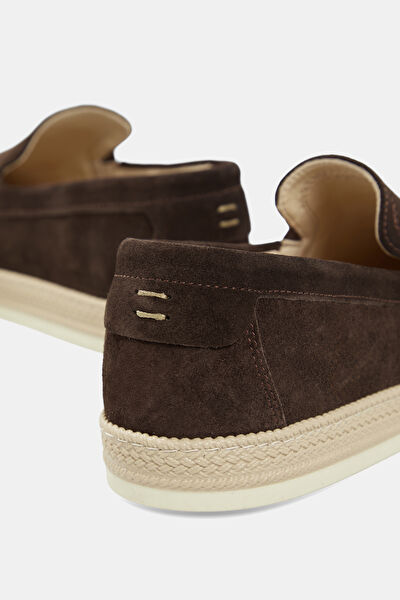 KAHVE SÜET LOAFER AYAKKABI 5