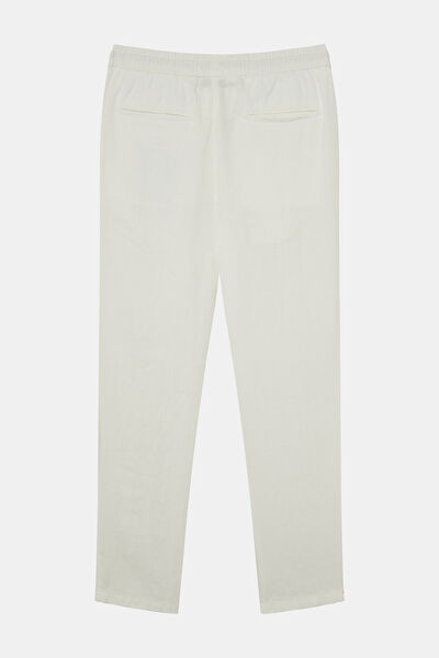 BEYAZ BORU PAÇA JOGGER SPOR PANTOLON 5