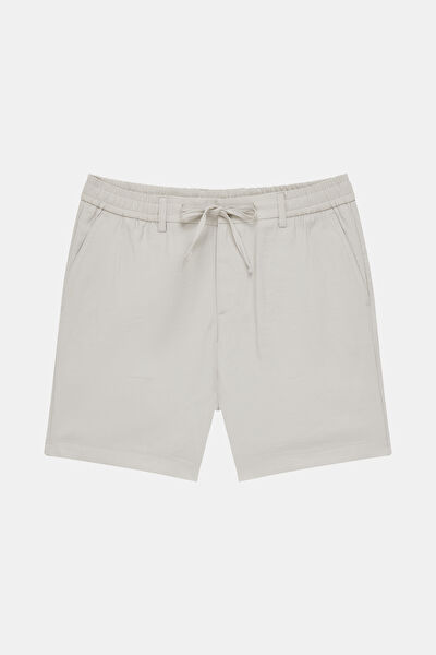 GRİ VİSKOZ/POLYESTER BERMUDA 4