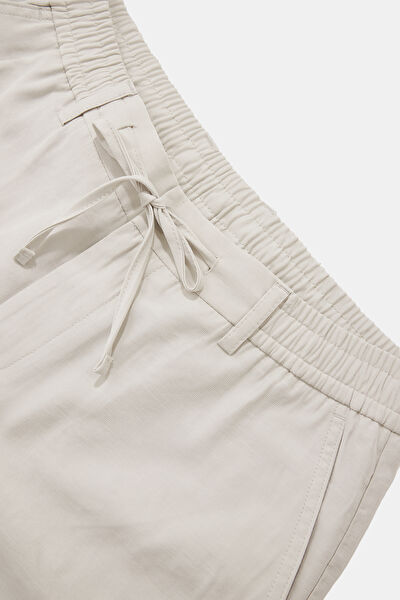 GRİ VİSKOZ/POLYESTER BERMUDA 6