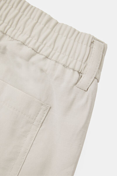 GRİ VİSKOZ/POLYESTER BERMUDA 7