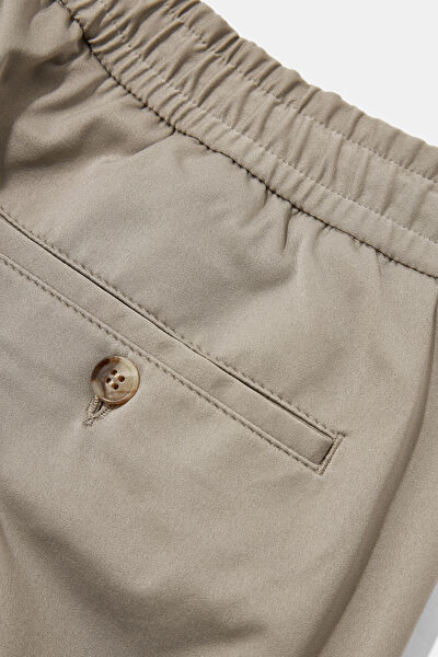 BEJ BORU PAÇA JOGGER SPOR PANTOLON 7