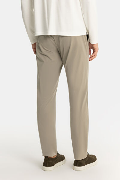BEJ BORU PAÇA JOGGER SPOR PANTOLON 3