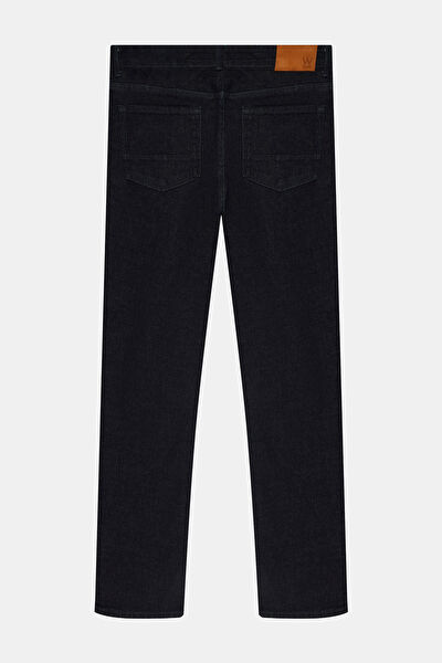 LACİVERT BORU PAÇA BEŞ CEP JEAN PANTOLON 6