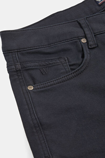 LACİVERT BEŞ CEP SPOR PANTOLON 4