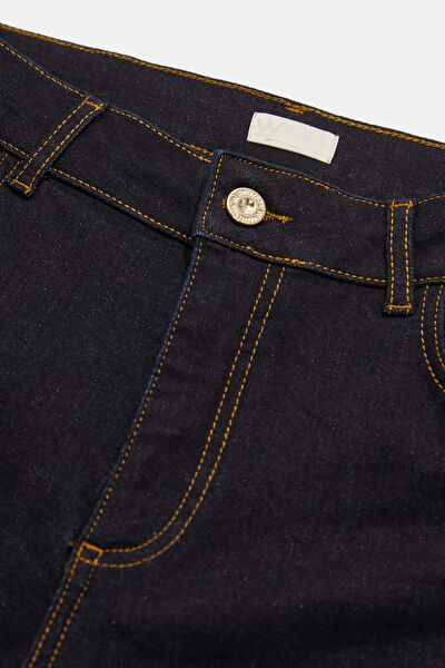 İNDİGO BOL PAÇA STANDART JEAN PANTOLON 6