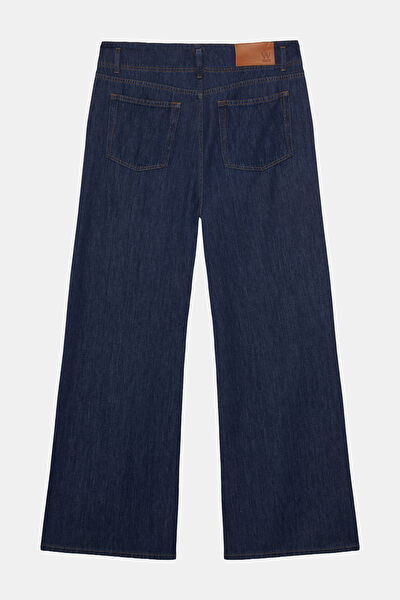 İNDİGO BOL PAÇA STANDART JEAN PANTOLON 5