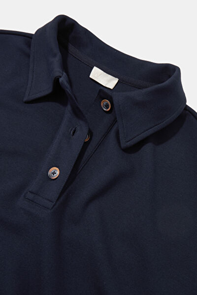 LACİVERT POLO YAKA SWEATSHIRT 8