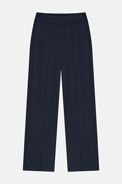 LACİVERT BOL PAÇA STANDART SPOR PANTOLON 5