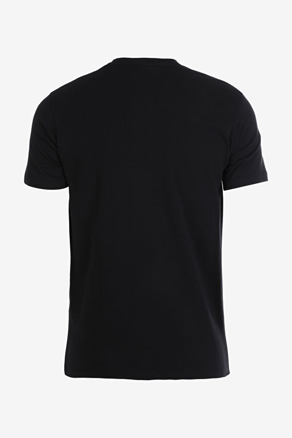 SİYAH BİSİKLET YAKA T-SHIRT 2