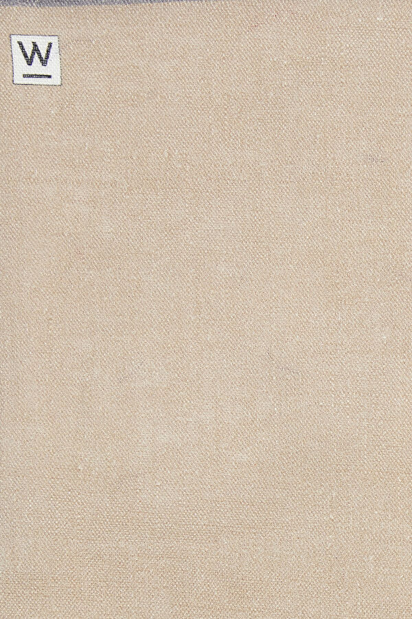 BEJ GRİ DESENLİ KETEN MENDİL 3