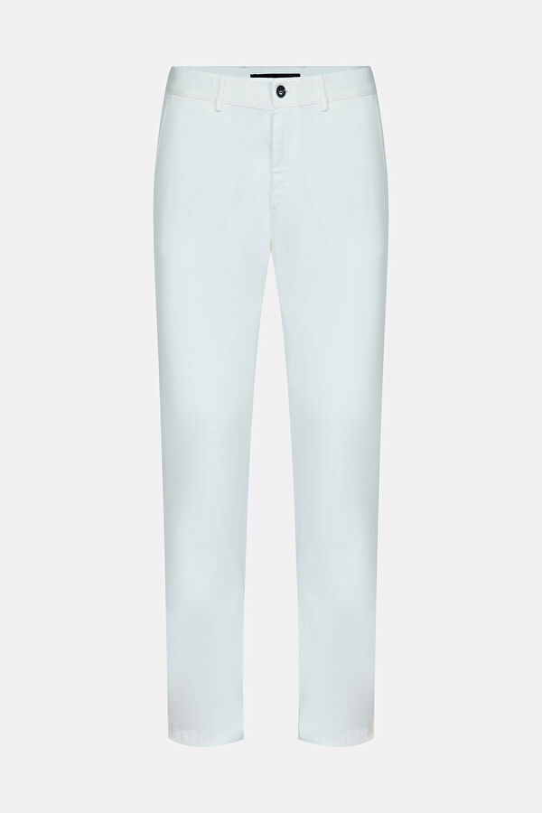 BEYAZ CHINO SPOR PANTOLON