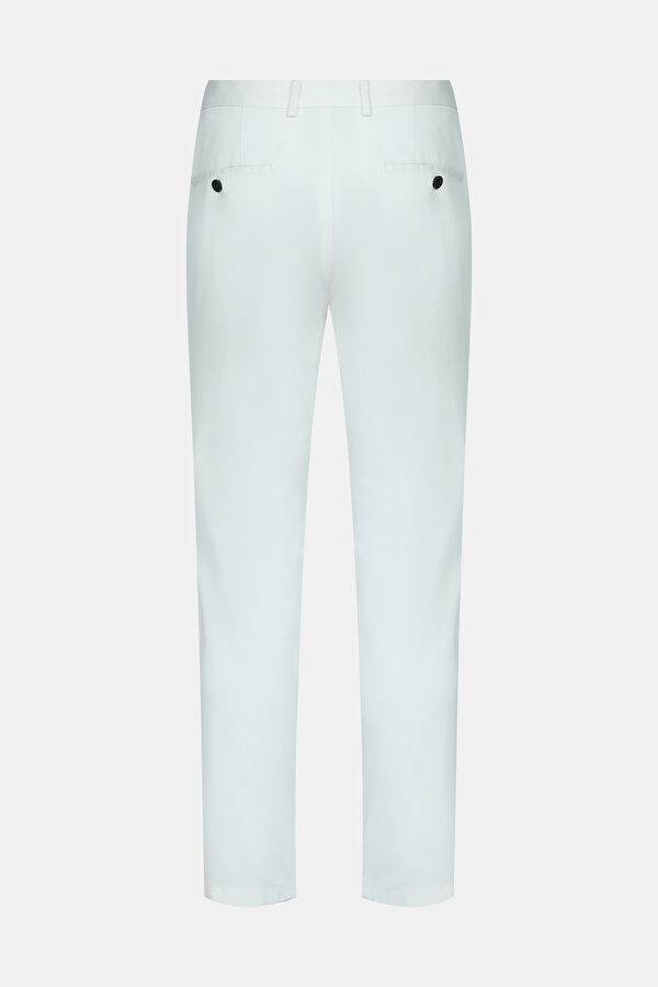BEYAZ CHINO SPOR PANTOLON 2