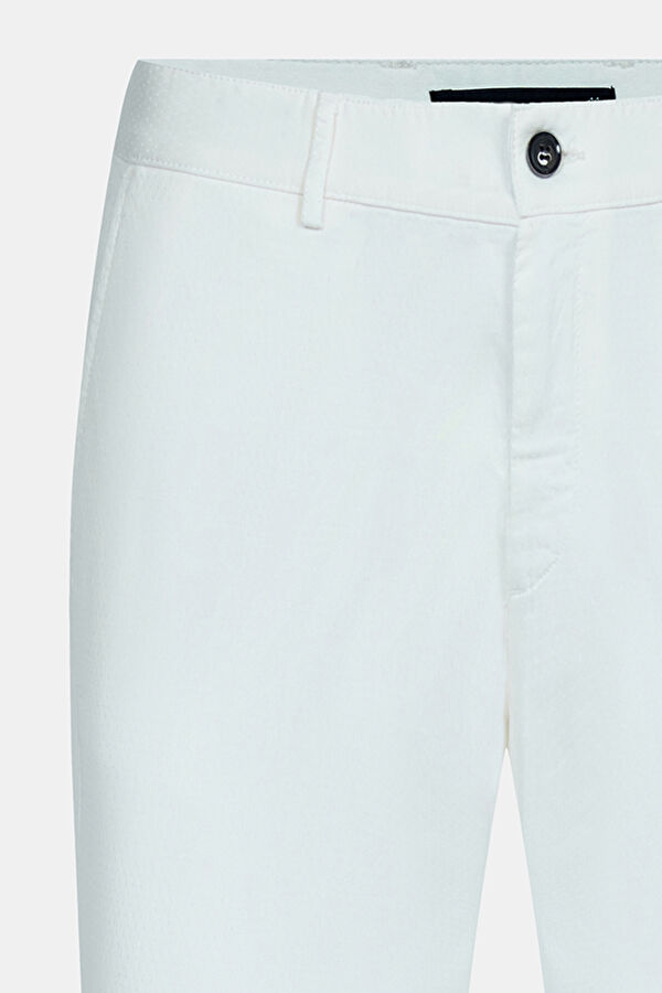 BEYAZ CHINO SPOR PANTOLON 3