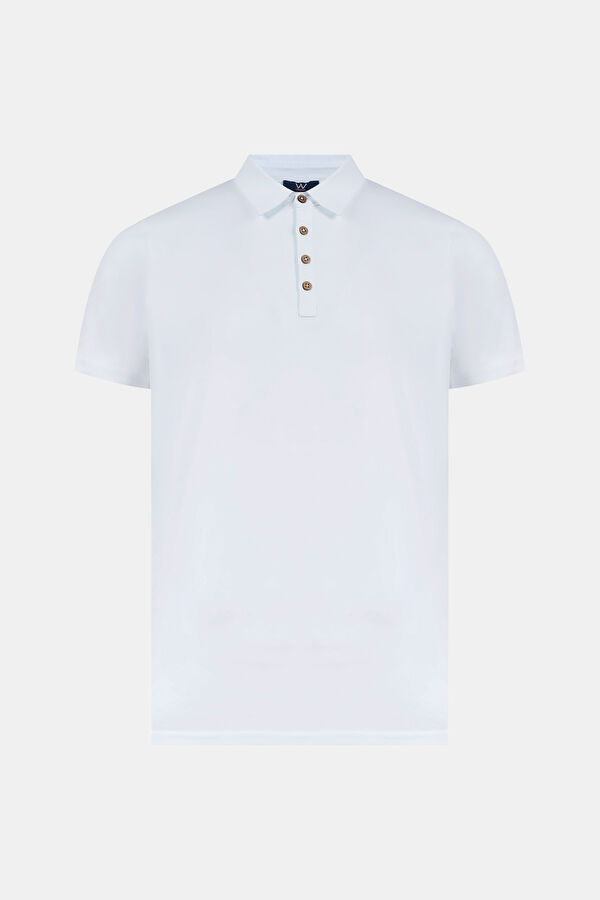 BEYAZ PARÇA BOYAMA T-SHIRT