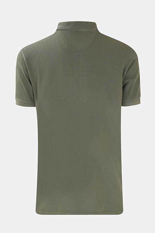 HAKİ PARÇA BOYAMA T-SHIRT 2
