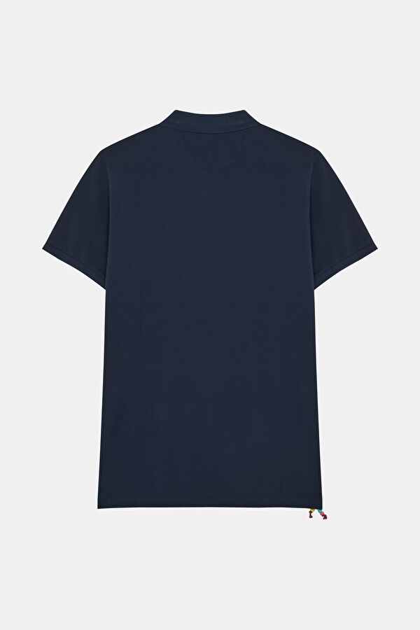 LACİVERT PARÇA BOYAMA T-SHIRT 2
