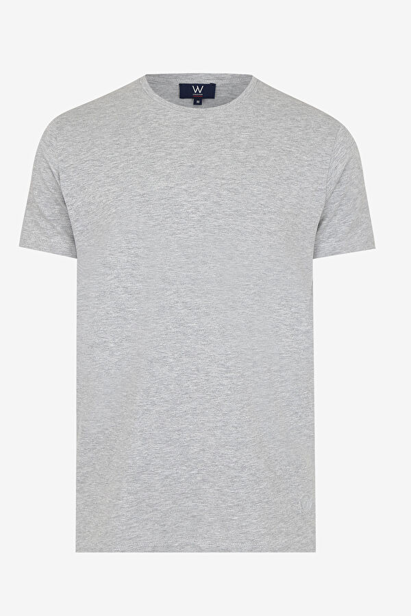 GRİ MELANJ T-SHIRT