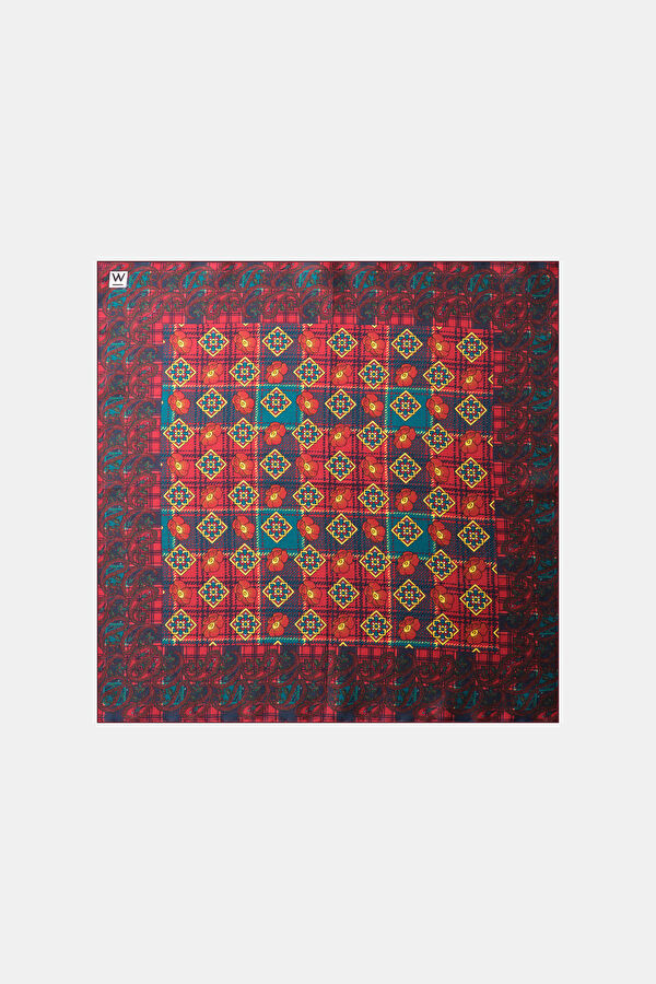 BORDO İPEK MENDİL