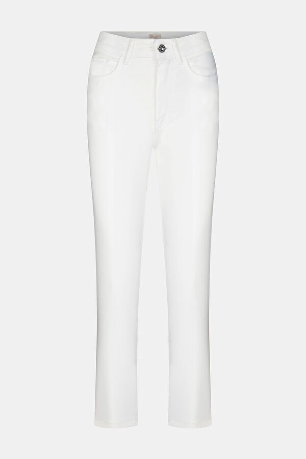 EKRU STRAIGHT JEAN PANTOLON 3