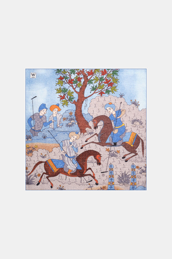 LACİVERT YÜN MENDİL