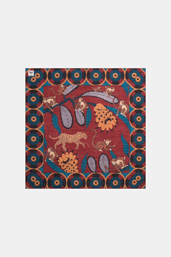 BORDO YÜN MENDİL