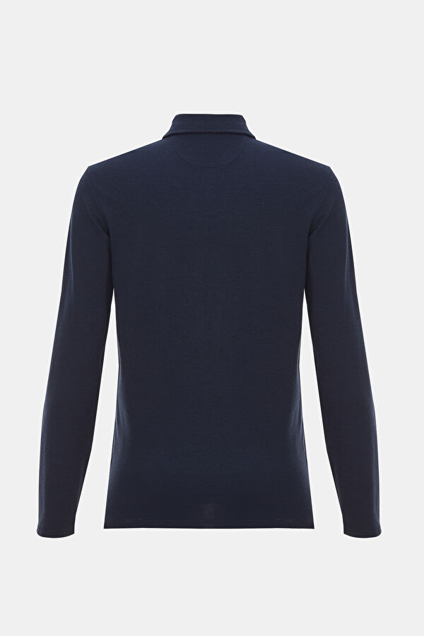İNDİGO POLO YAKA SWEATSHIRT 2