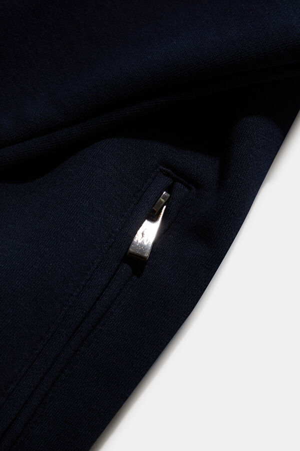 KOYU LACİVERT KAPUŞONLU SWEATSHIRT 4