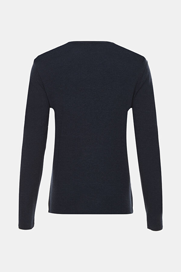 LACİVERT BİSİKLET YAKA SWEATSHIRT 2
