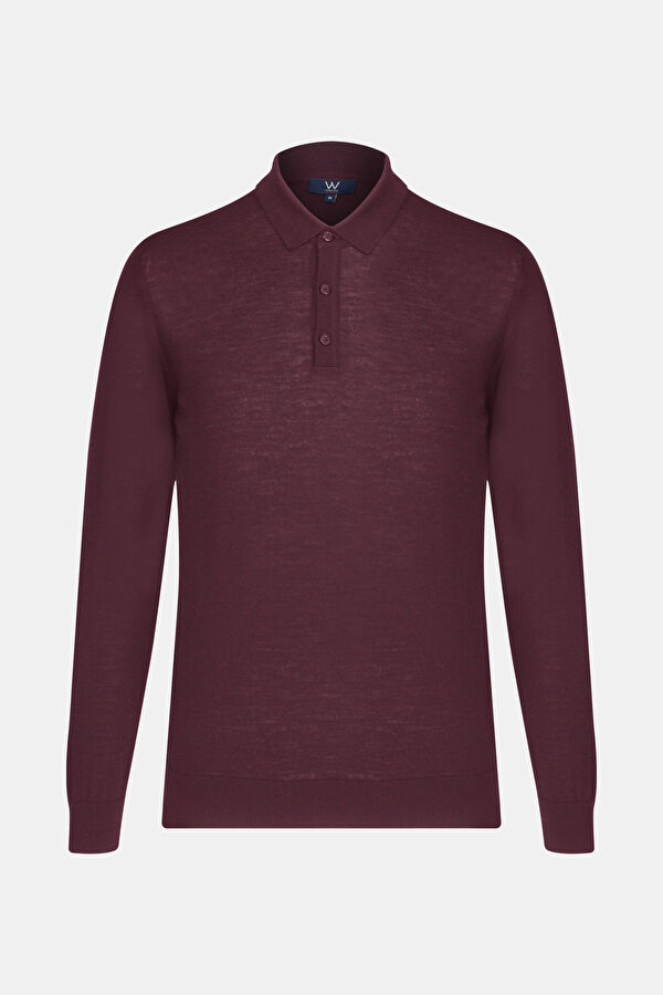BORDO TRİKO KAZAK