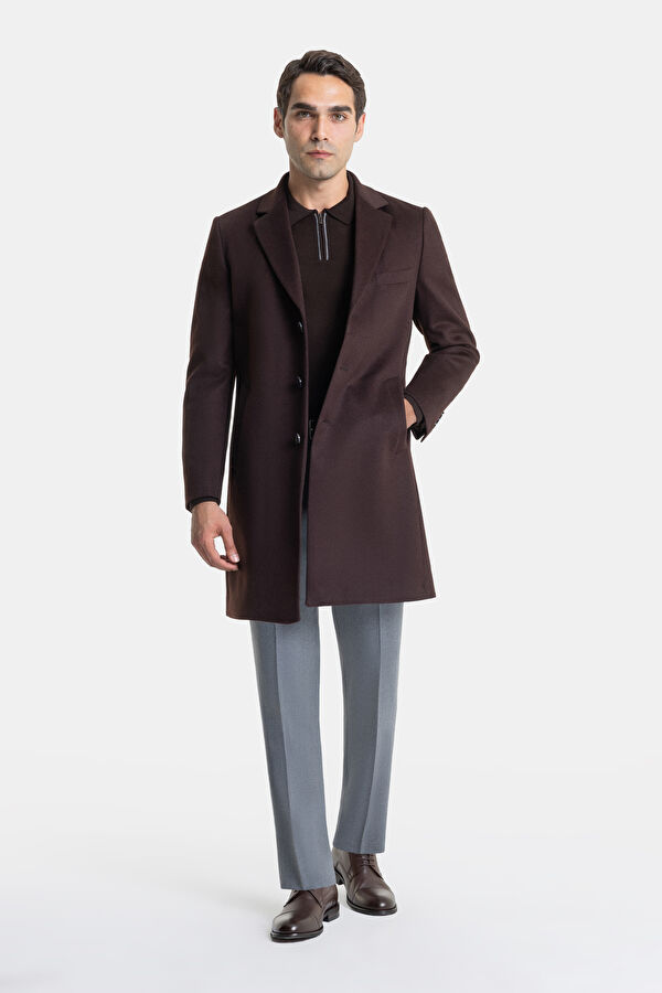 GRİ YÜN FLANNEL PANTOLON