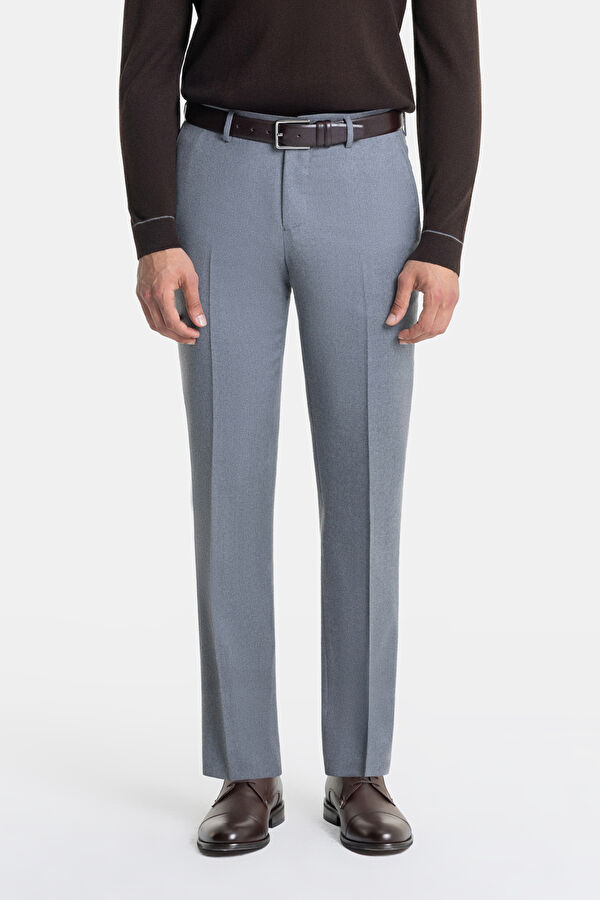 GRİ YÜN FLANNEL PANTOLON 2